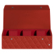 시계 상자 - 시계 3개 - Papaye - Couture ( Pantone #b54317 ) 