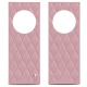 Door handle sign (Do not disturb) - Rose - Couture ( Nappa - Pantone #efbae1 ) 