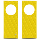 Door handle sign (Do not disturb) - Jaune fluo - Couture ( Pantone #c9ff57 ) 
