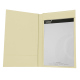請求書フォルダー　２０ｘ１２ cm - Beige ( Nappa - Pantone #ceb888 ) 