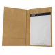 Bill folder - 20 x 12 cm - Sable vintage ( Pantone #9b7340 ) 