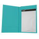 Bill folder - 20 x 12 cm - Bleu fluo