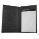 Portafatture - 20 x 12 cm - Autruche nero ( Noir / Black) 