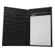 Rechungsumschlag - 20 x 12 cm - Crocodile nero ( Noir / Black) 
