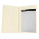 Bill folder - 20 x 12 cm - Crocodile milk ( Pantone #d6d2c4 ) 