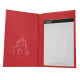 Porte factures - 20 x 12 cm - Rouge troupelenc ( Pantone #AB191A )