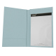 Bill folder - 20 x 12 cm - Bleu Ciel PU ( Pantone #abcae9 )