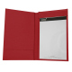 发票夹 - 20 x 12 cm - Rouge PU ( Pantone #d50032 )