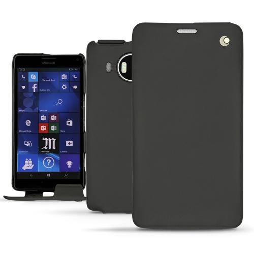 Lederschutzhülle Microsoft Lumia 950 XL - 950 XL Dual Sim - Noir ( Nappa - Black ) 