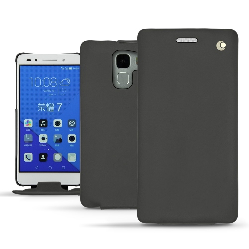 Huawei Honor 7 leather case - Noir ( Nappa - Black ) 