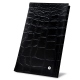 Chequebook wallet - Crocodile nero ( Noir / Black) 