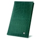 Chequebook wallet - Crocodile pino ( Pantone #173F35 ) 