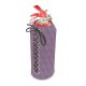 Housse cuir extincteur 1 kilo - Lilas - Couture ( Nappa - Pantone #b9a3e3 ) 