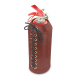 Leather cover for a 1 kilo fire extinguisher - Passion vintage ( Pantone #591d16 ) 