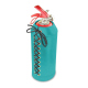 Leather cover for a 1 kilo fire extinguisher - Bleu fluo