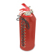 Leather cover for a 1 kilo fire extinguisher - Papaye ( Pantone #b54317 ) 