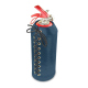Leather cover for a 1 kilo fire extinguisher - Indigo ( Pantone #1f4565 ) 