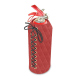 Leather cover for a 1 kilo fire extinguisher - Cerise vintage - Couture ( Pantone #a6302e ) 