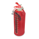 Leather cover for a 1 kilo fire extinguisher - Rouge troupelenc ( Pantone #AB191A )
