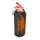 Leather cover for a 1 kilo fire extinguisher - Marron Patine