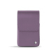 Estuche de cuero para el paquete de cigarros - Lilas ( Nappa - Pantone #b9a3e3 ) 