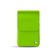 Étui cuir pour paquet de cigarettes - Vert fluo ( Pantone #00ab5f ) 