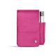 Porta-chaves em couro - Griffe 1 - Rose BB ( Pantone #DB599F )