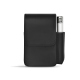Étui cuir pour paquet de cigarettes avec poche briquet - Noir PU ( Black ) 