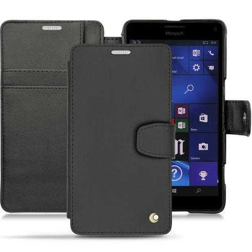 Custodia in Nero per Microsoft Lumia 950 XL Case Custodia Protettiva Astuccio 