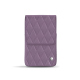 Astuccio pelle per pacchetto di sigarette - Lilas - Couture ( Nappa - Pantone #b9a3e3 ) 