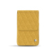 Astuccio pelle per pacchetto di sigarette - Mimosa - Couture ( Pantone #b39437 ) 