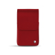 Leather case for slim cigarette pack | 100 S - Rouge ( Nappa - Pantone #d50032 ) 