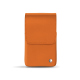 Astuccio in pelle per pacchetto di sigarette pregiate | 100 S - Orange ( Nappa - Pantone #ff9351 ) 