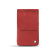 Leather case for slim cigarette pack | 100 S - Cerise vintage ( Pantone #a6302e ) 