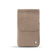 Leather case for slim cigarette pack | 100 S - Taupe vintage ( Pantone #bda790 ) 