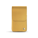 Estuche de cuero para paquete de cigarrillos finos | 100 S - Or Maïa ( Pantone 871C ) 