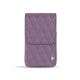 Étui cuir pour paquet de cigarettes fines | 100 S - Lilas - Couture ( Nappa - Pantone #b9a3e3 ) 