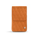 Leather case for slim cigarette pack | 100 S - Mandarine vintage - Couture ( Pantone #d47231 ) 