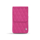 Leather case for slim cigarette pack | 100 S - Rose BB - Couture ( Pantone #DB599F )