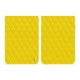 Funda de piel Kobo Clara Colour / BW - Jaune fluo - Couture ( Pantone #c9ff57 ) 
