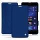 Custodia in pelle Microsoft Lumia 950 XL - 950 XL Dual Sim - Bleu océan ( Nappa - Pantone 293C ) 