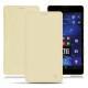 Microsoft Lumia 950 XL - 950 XL Dual Sim leather case - Beige ( Nappa - Pantone 7502C ) 