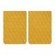 Funda de piel Kobo Clara Colour / BW - Jaune soulèu - Couture ( Pantone #F3B934 )