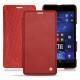 Funda de piel Microsoft Lumia 950 XL - 950 XL Dual Sim - Cerise vintage ( Pantone 185C ) 