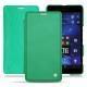 Microsoft Lumia 950 XL - 950 XL Dual Sim leather case - Menthe vintage ( Pantone 562C ) 
