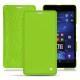 Capa em pele Microsoft Lumia 950 XL - 950 XL Dual Sim - Vert fluo