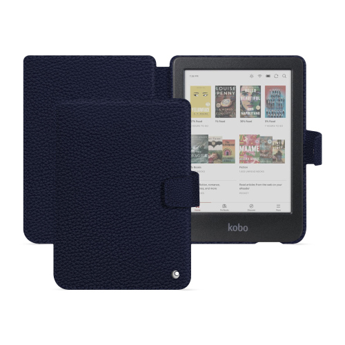 Capa de luxo com aba horizontal para Kobo Clara Colour / BWCobalt ( Pantone #2b253f ) 