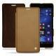 Microsoft Lumia 950 XL - 950 XL Dual Sim leather case - Sable vintage ( Roughtcut - Gaucho#57254 ) 
