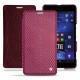 レザーケース Microsoft Lumia 950 XL - 950 XL Dual Sim - Serpent ciclamino
