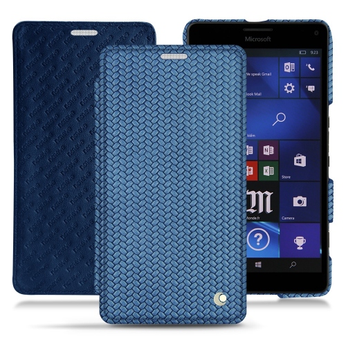 Custodia in pelle Microsoft Lumia 950 XL - 950 XL Dual SimAbaca ishia ( Pantone #395775 ) 